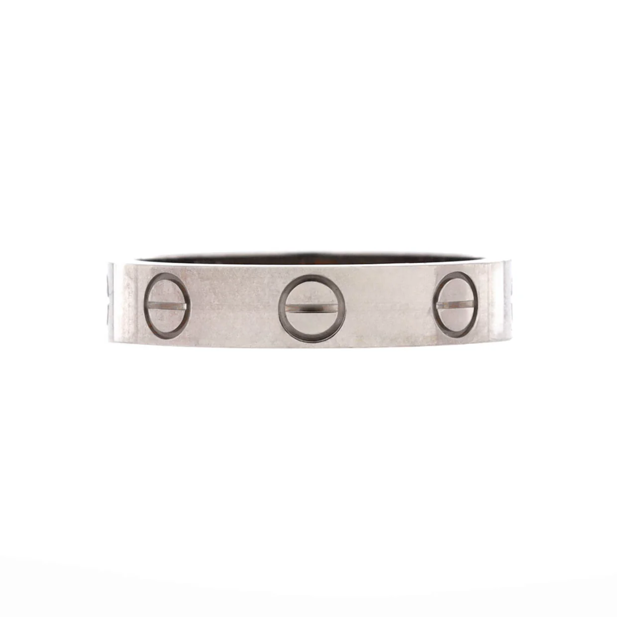Love Wedding Band Ring 18K White Gold - Deep Luxury