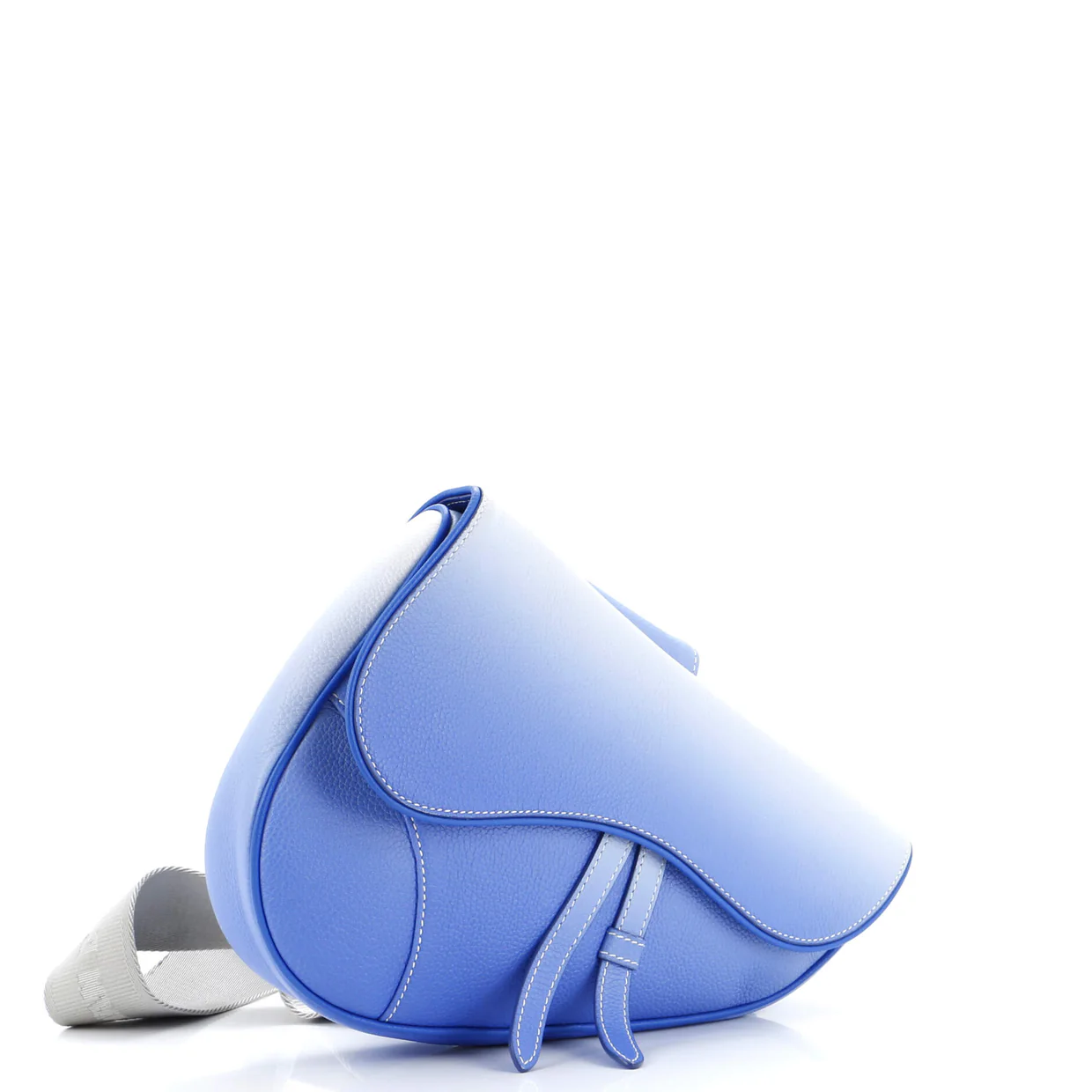 Saddle Crossbody Bag Ombre Leather - Deep Luxury