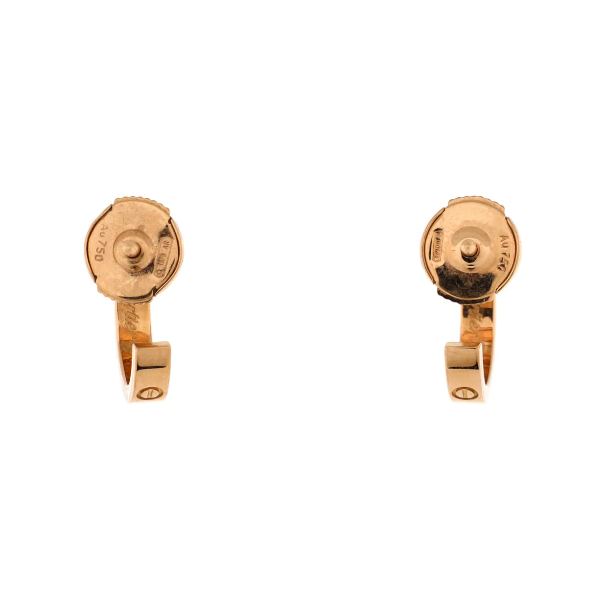 Love Hoop Earrings 18K Yellow Gold Small - Deep Luxury