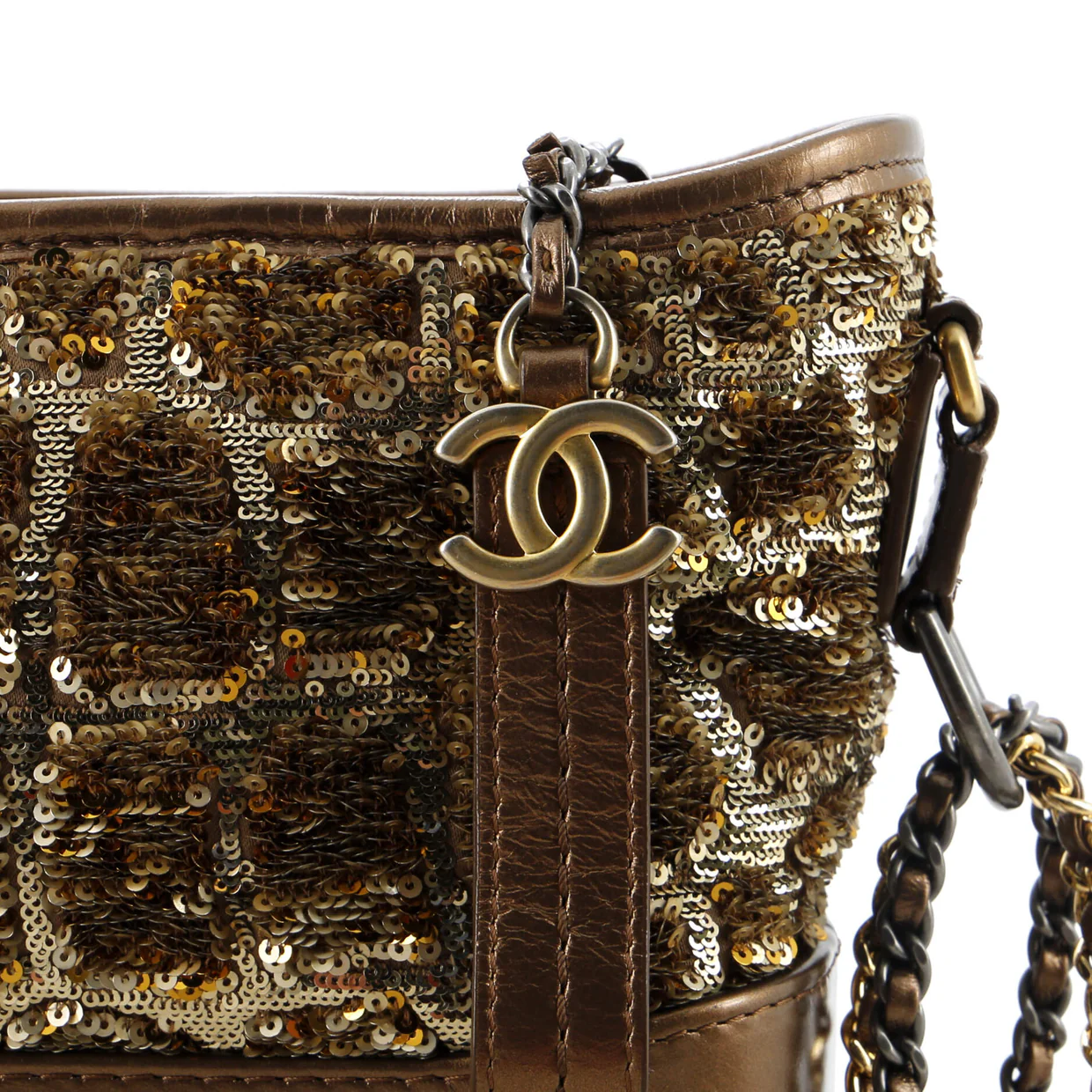 Gabrielle Hobo Sequins Small - Deep Luxury