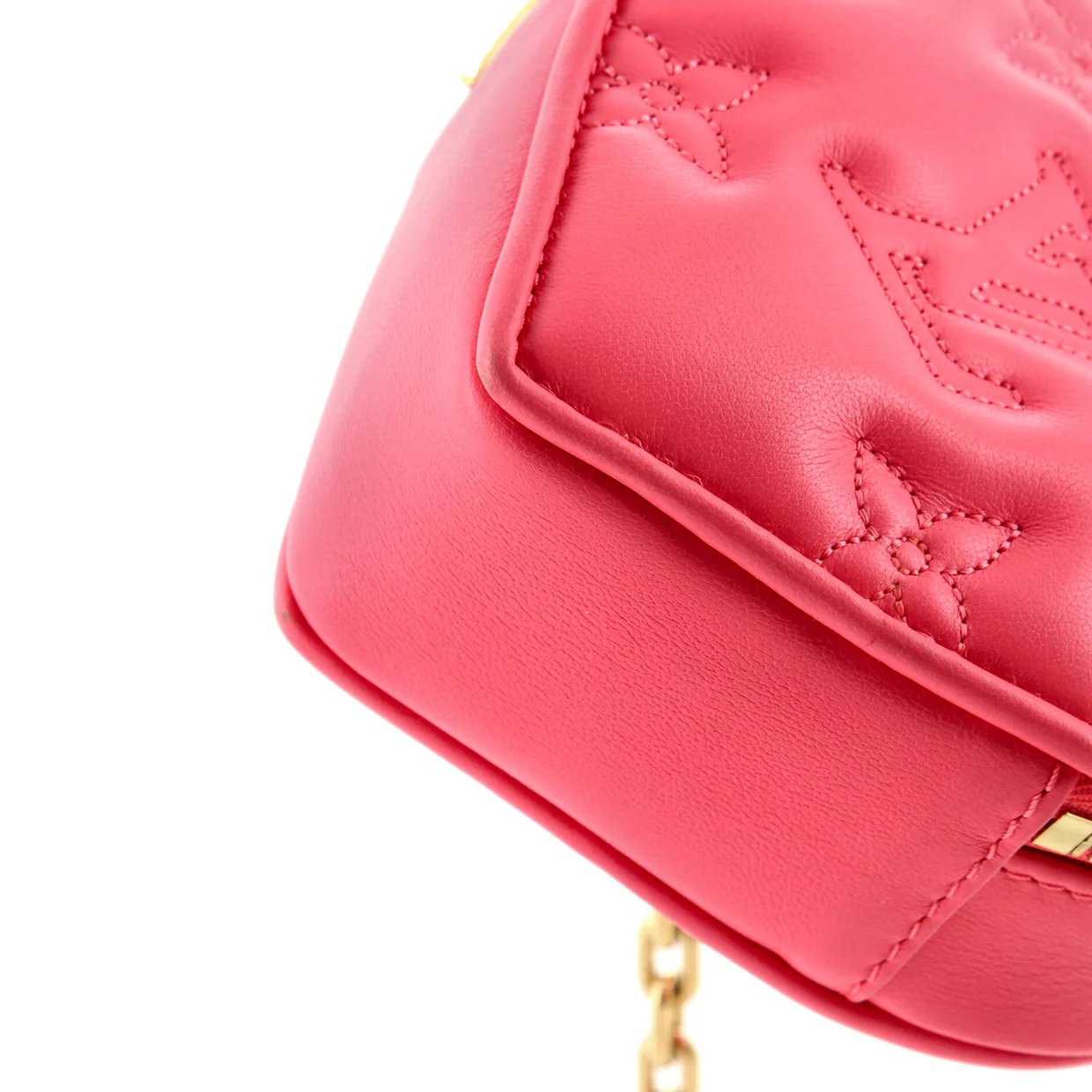 Pop My Heart Pouch Bag Bubblegram Leather - Deep Luxury