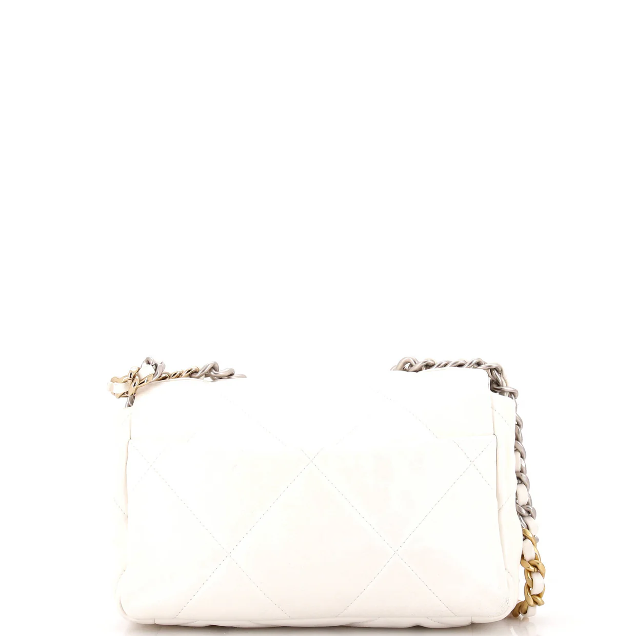 19 Flap Bag Quilted Leather Medium - Deep Luxury