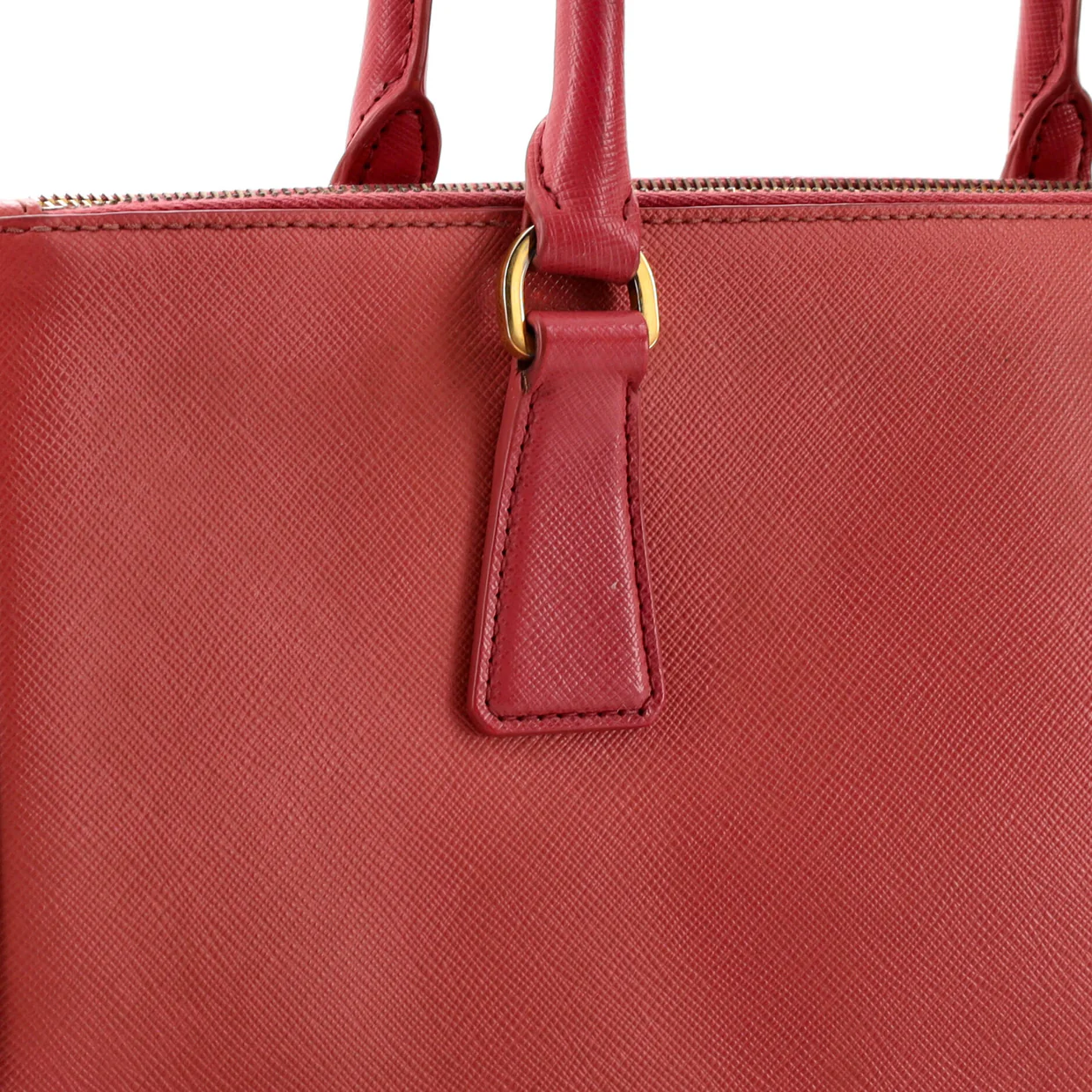 Galleria Double Zip Tote Saffiano Leather Medium - Deep Luxury