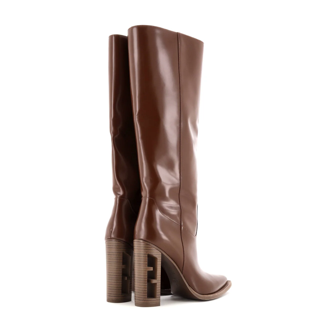 Women's Cut Knee High Boots Leather - Deep Luxury