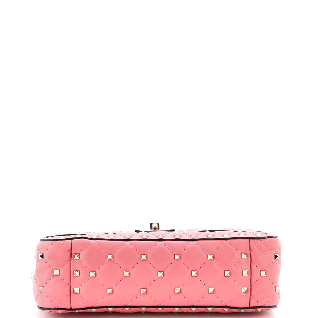 Rockstud Spike Flap Bag Quilted Leather Medium - Deep Luxury