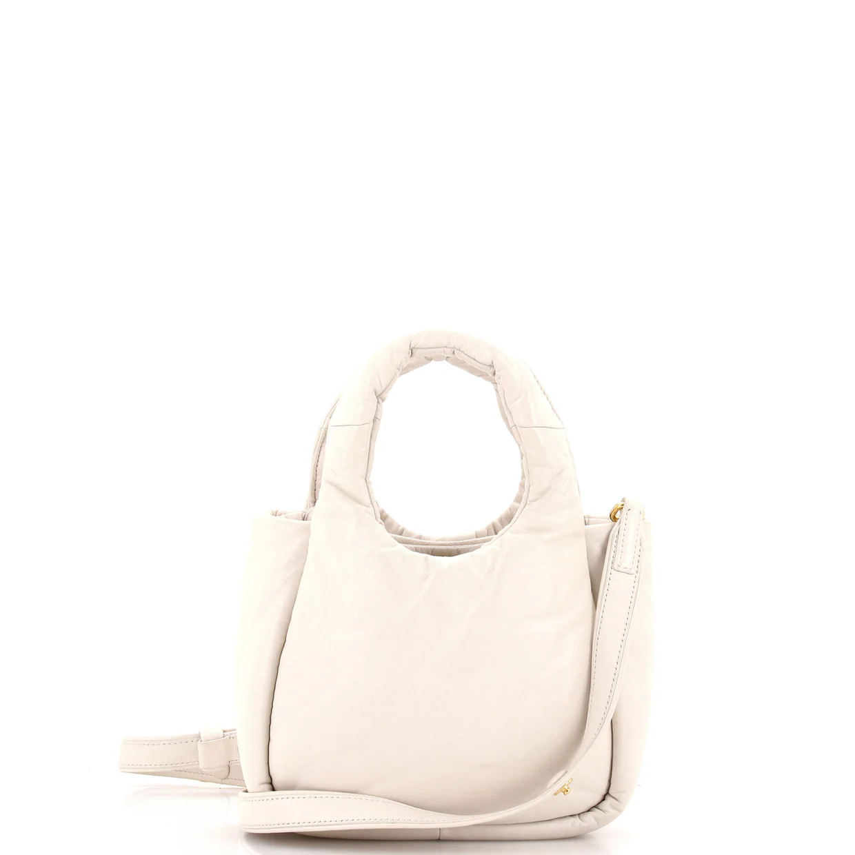 Padded Soft Tote Leather Mini - Deep Luxury