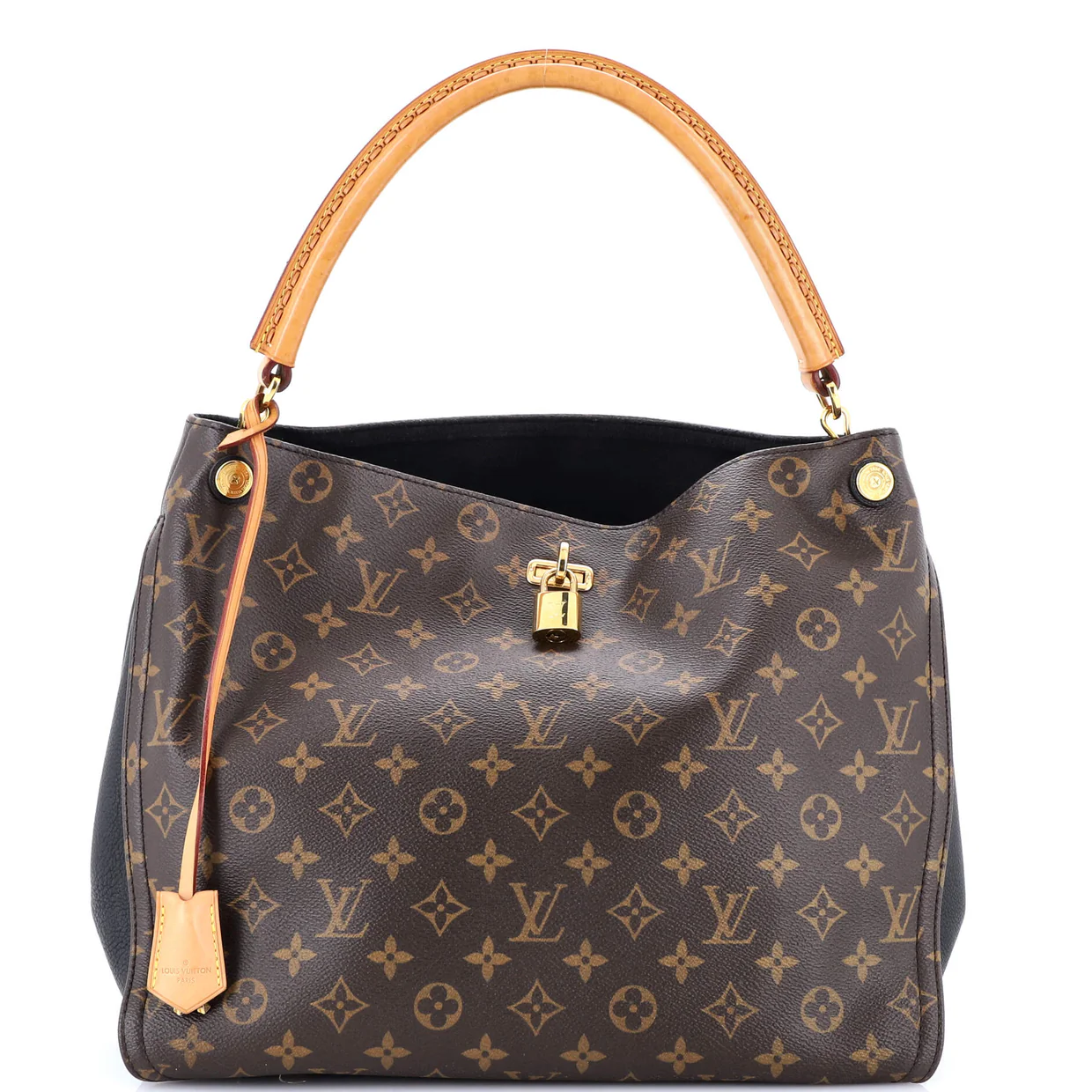 Gaia Handbag Monogram Canvas - Deep Luxury