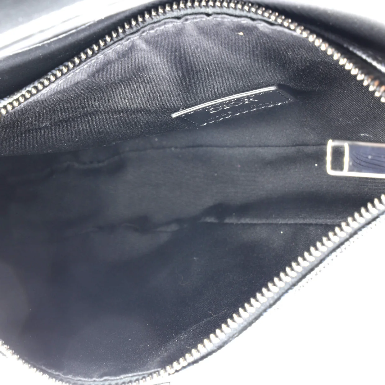 Saddle Crossbody Bag CD Diamond Coated Canvas and Leather - Deep Luxury
