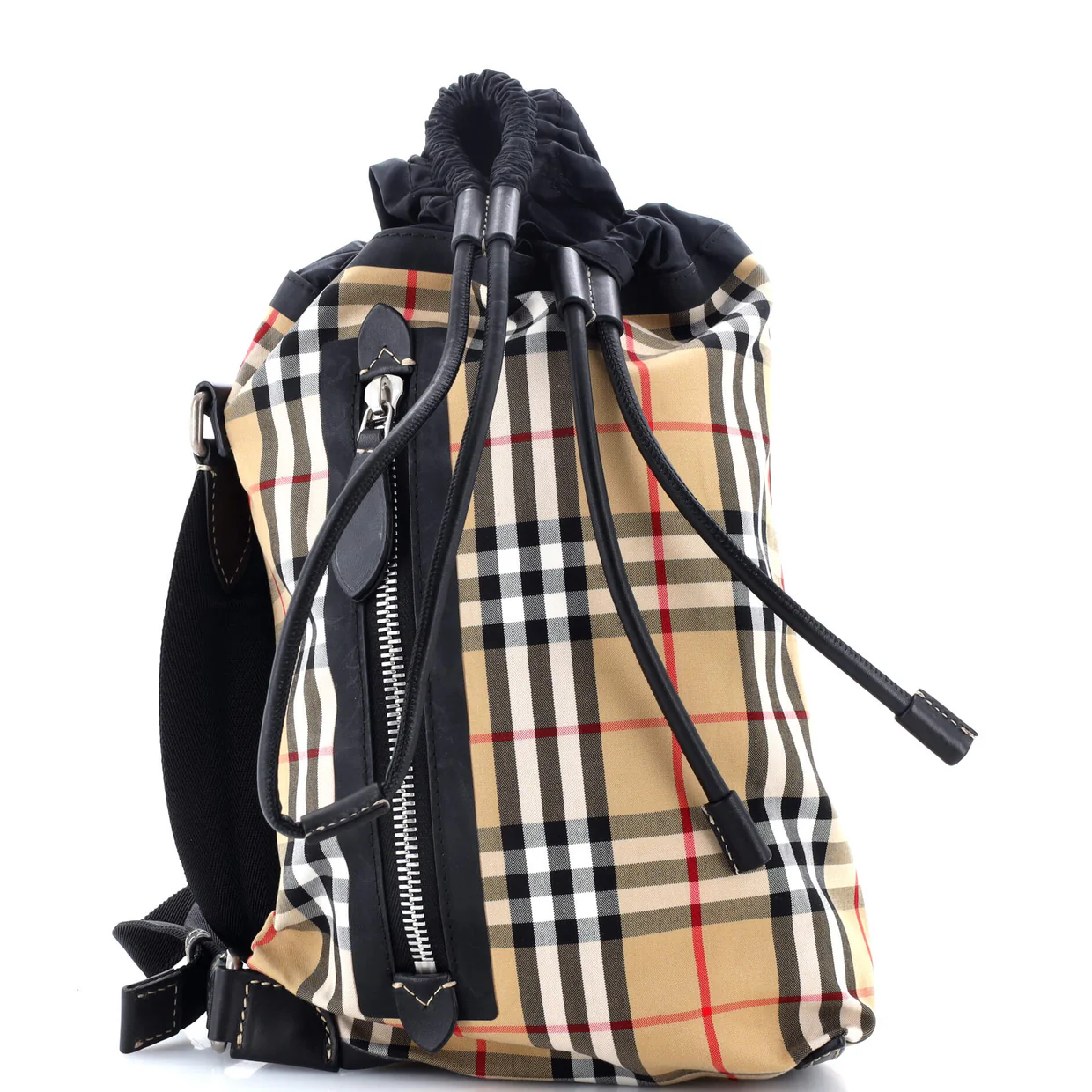 Sailing Duffle Sling Bag Vintage Check Canvas Small - Deep Luxury