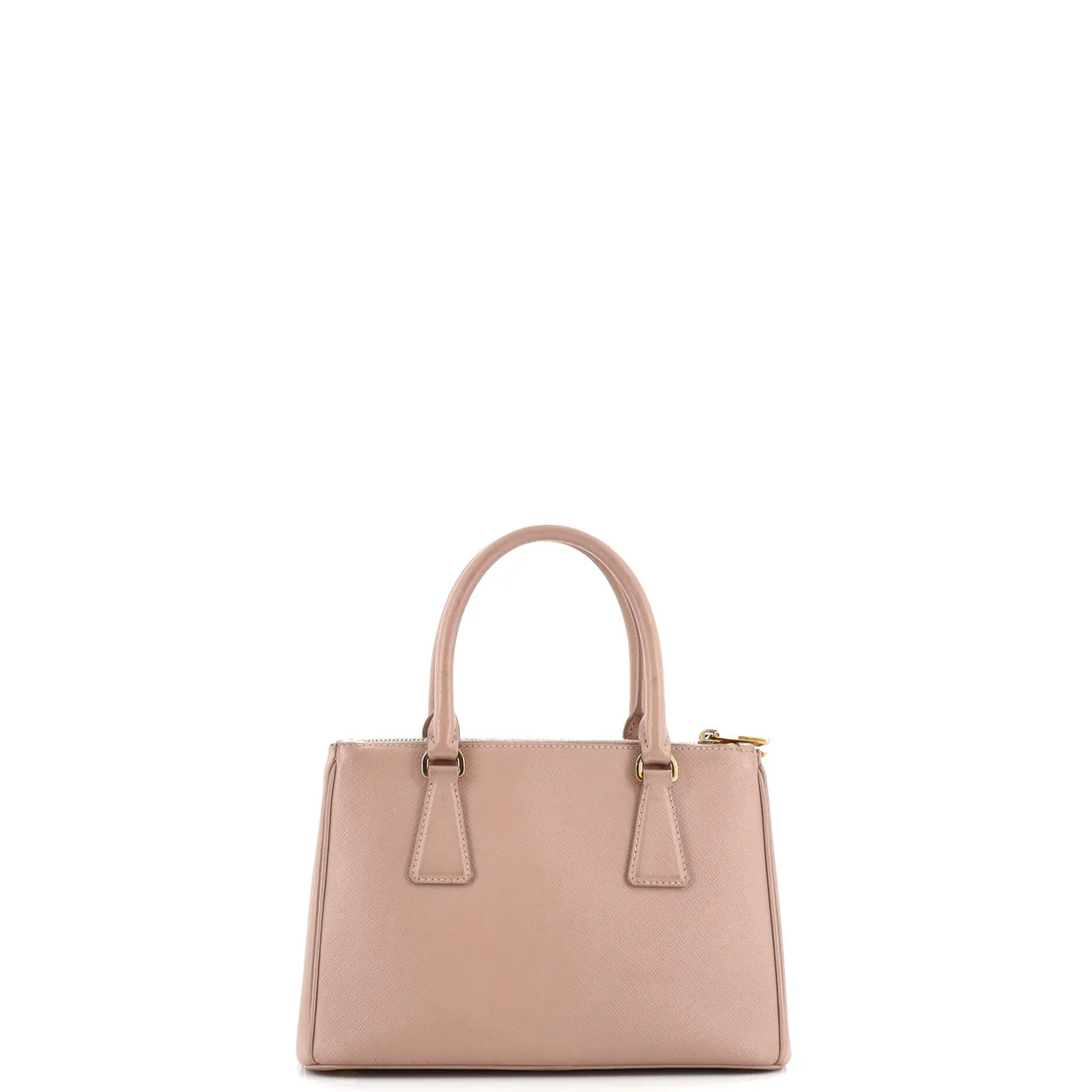 Galleria Double Zip Tote Saffiano Leather Small - Deep Luxury