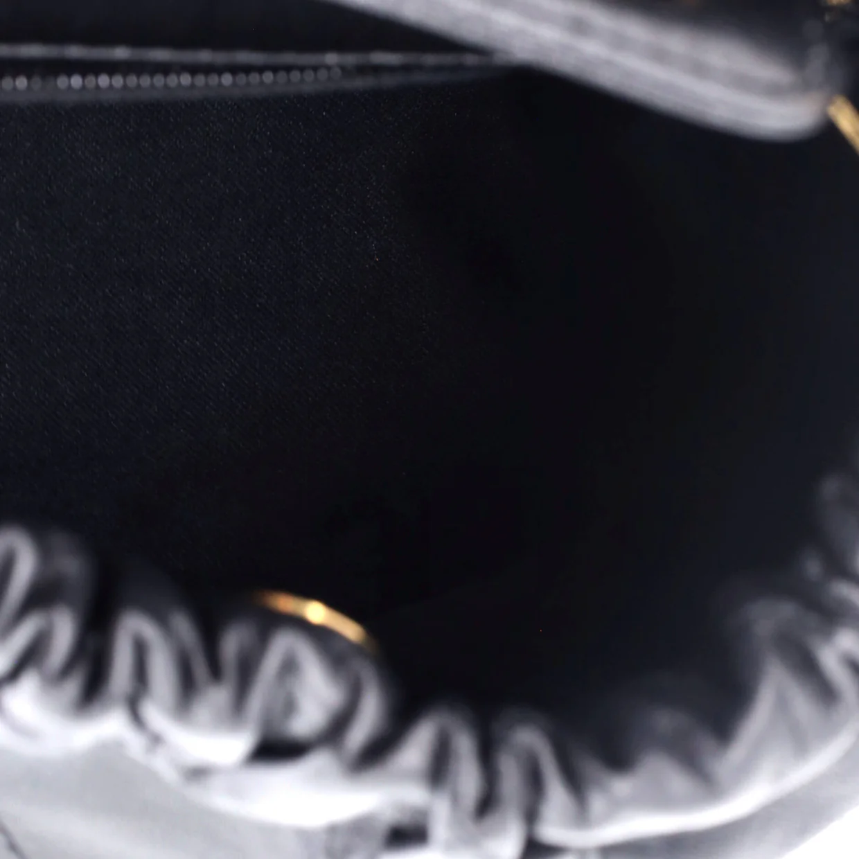 Resin Charms Chain Bucket Bag Quilted Lambskin Small - Deep Luxury