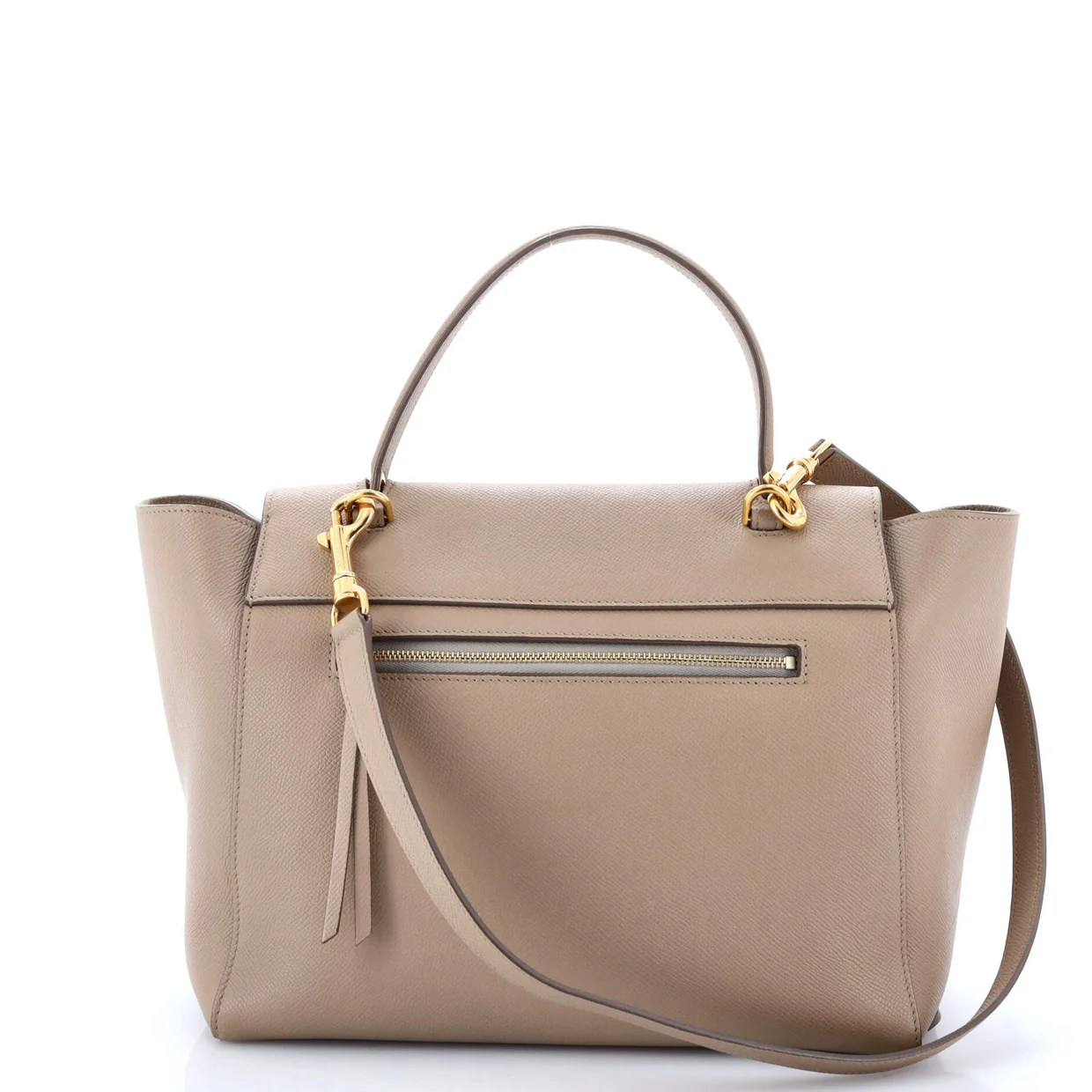 Belt Bag Textured Leather Mini - Deep Luxury