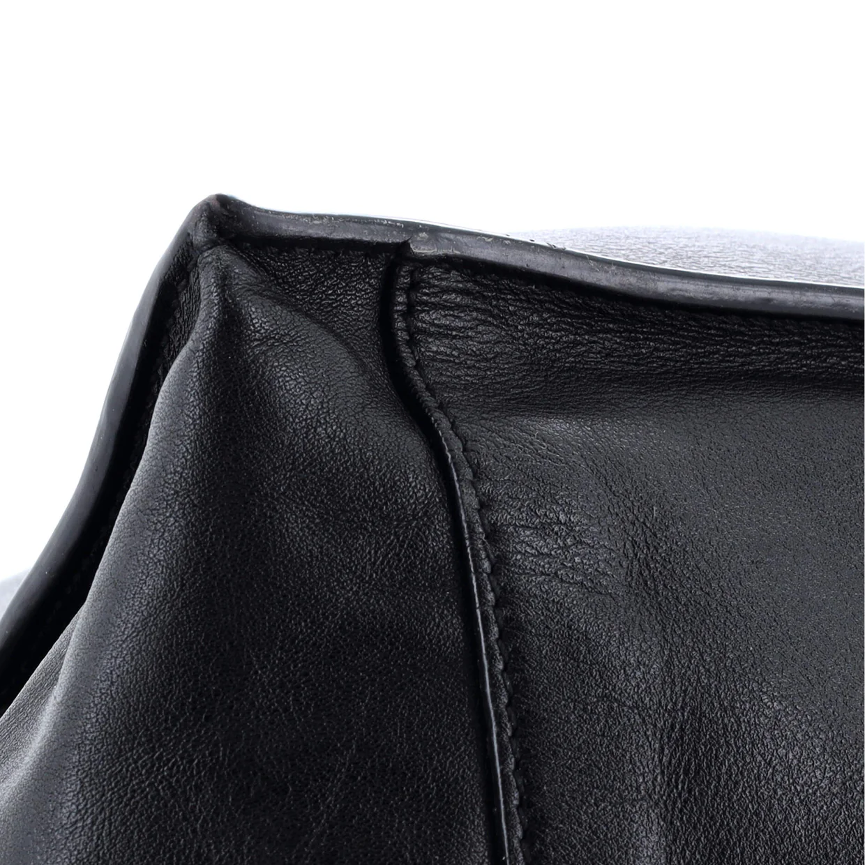 Rive Gauche Shopper Tote Leather Tall - Deep Luxury