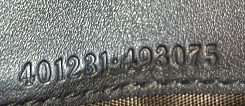 Dionysus Chain Wallet GG Velvet Small - Deep Luxury