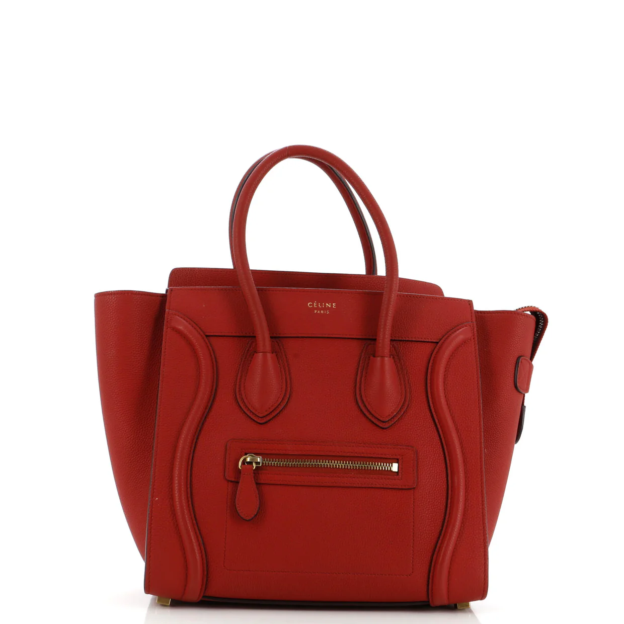 Luggage Bag Grainy Leather Micro - Deep Luxury