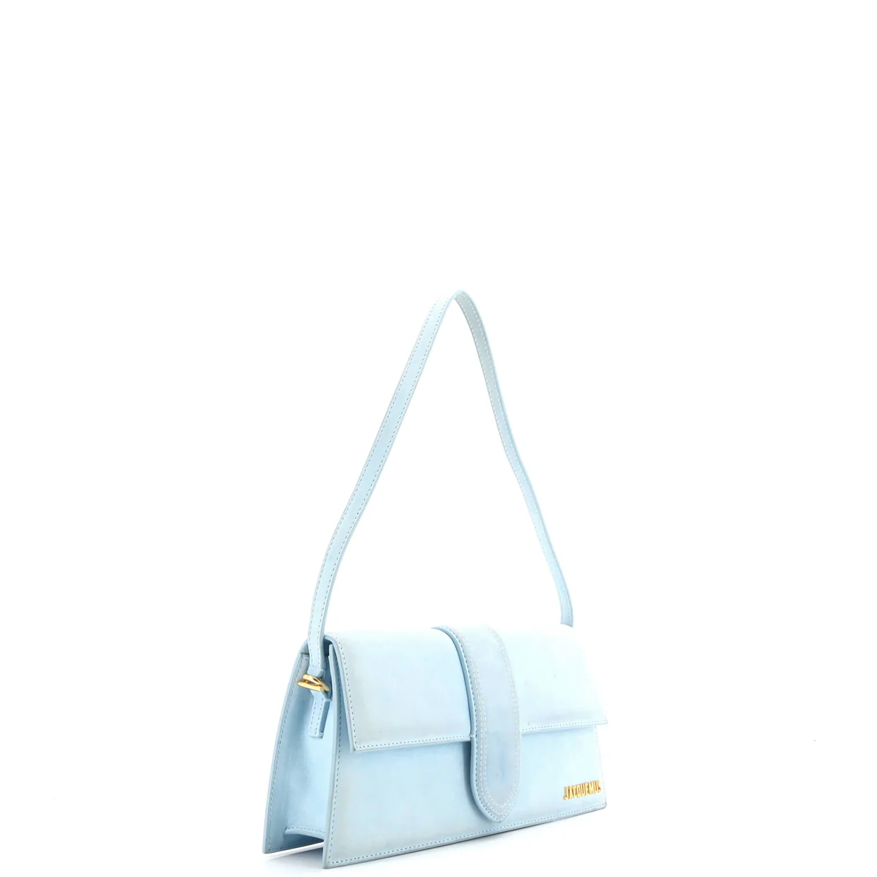 Le Bambino Flap Shoulder Bag Suede Long - Deep Luxury