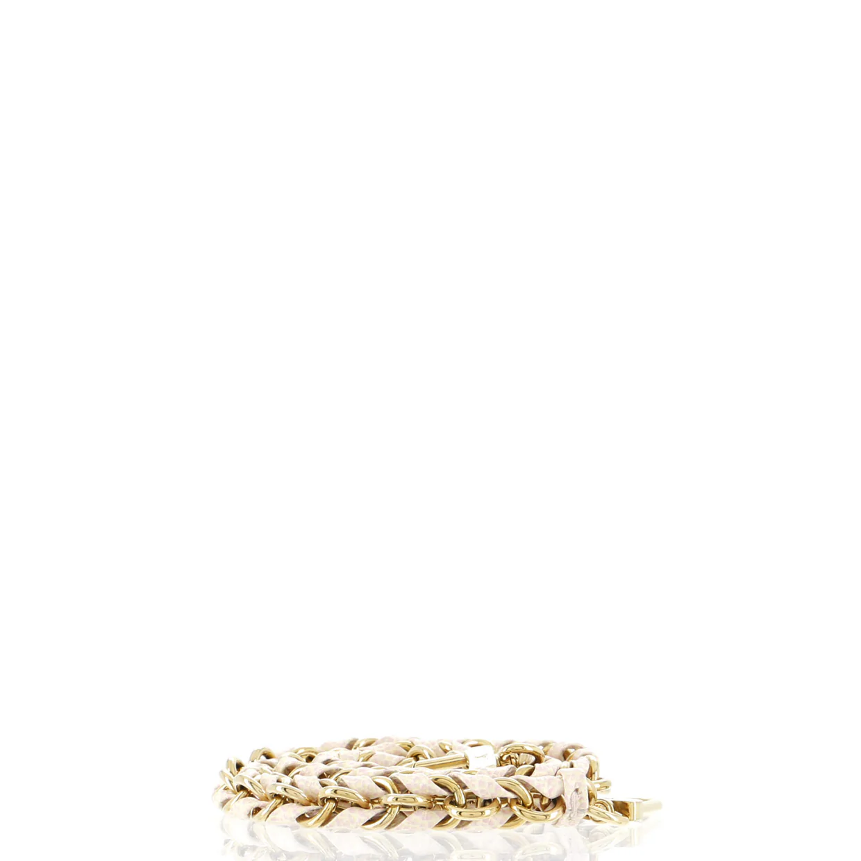 Multi Pochette Accessoires Woven Chain Strap Leather and Metal - Deep Luxury