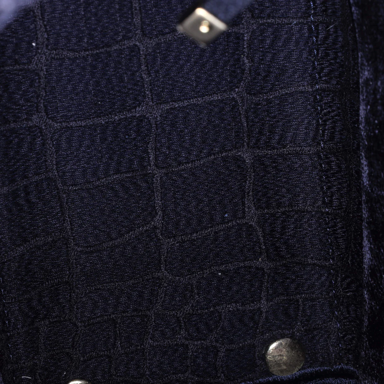 Lady D-Lite Bag Cannage Embroidered Velvet Medium - Deep Luxury