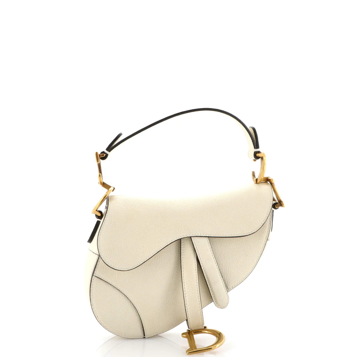 Saddle Handbag Leather Mini - Deep Luxury
