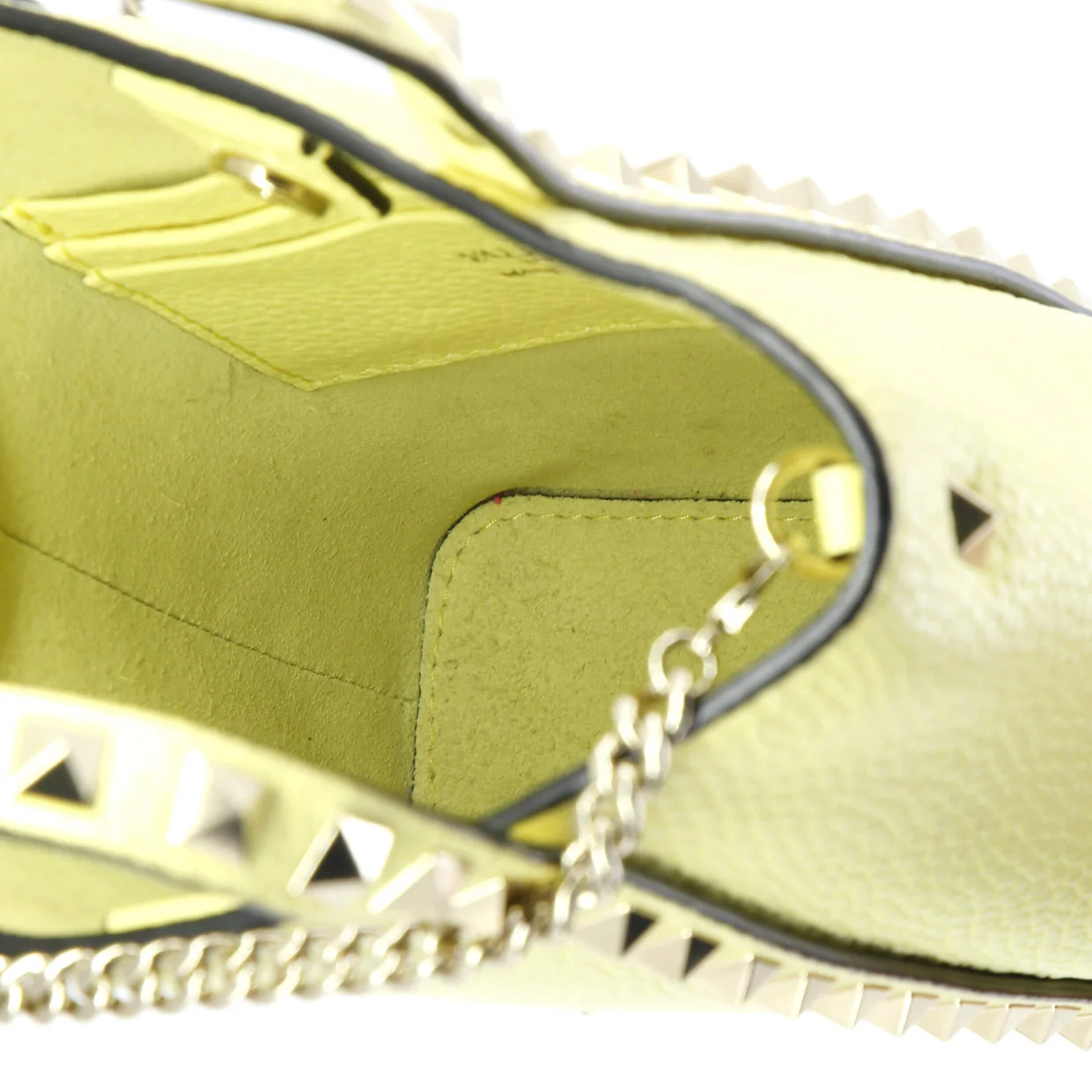 Rockstud Vertical Chain Tote Leather Mini - Deep Luxury
