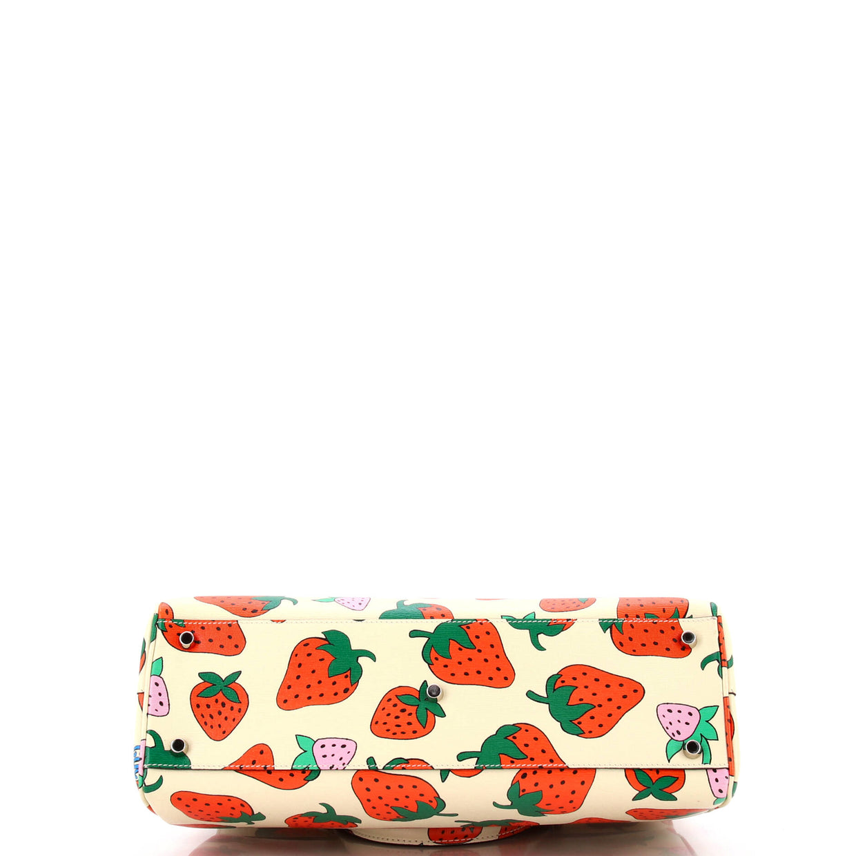 Zumi Top Handle Bag Printed Leather Medium - Deep Luxury