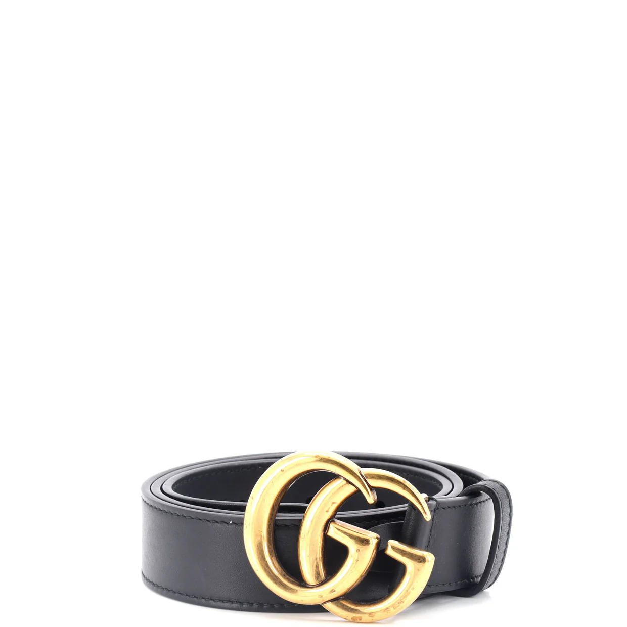 GG Marmont Belt Leather Medium 80 - Deep Luxury