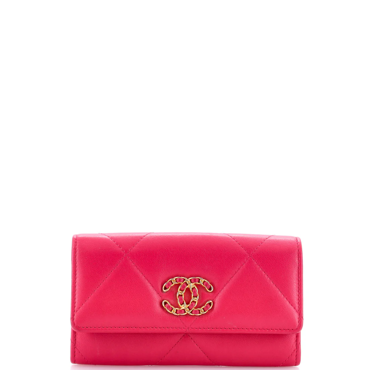 19 Flap Wallet Quilted Lambskin Small - Deep Luxury