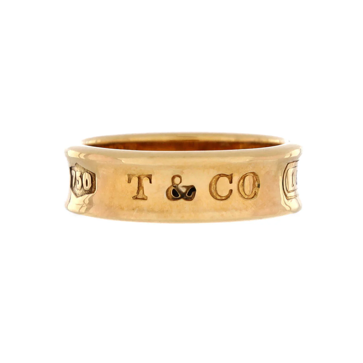 1837 Band Ring 18K Yellow Gold Medium - Deep Luxury