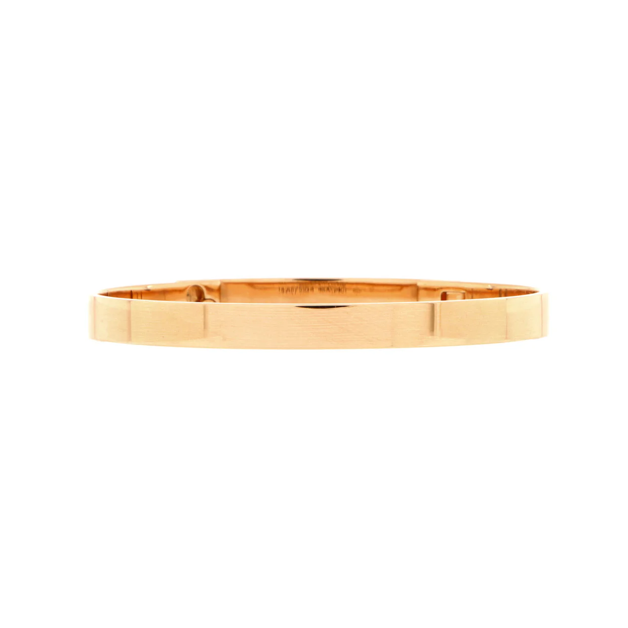Collier de Chien Bracelet 18K Rose Gold with Pave Diamond Studs PM - Deep Luxury