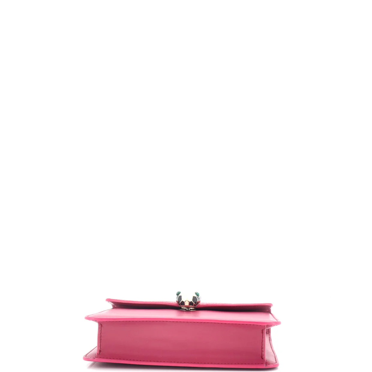 Serpenti Forever Square Shoulder Bag Leather and Stingray Small - Deep Luxury