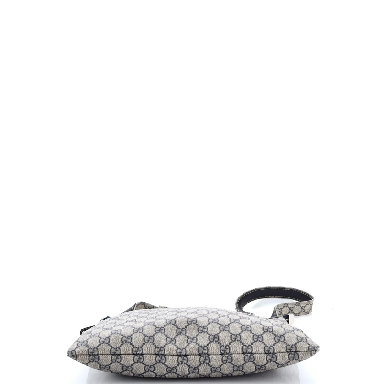 Web Loop Flat Messenger GG Coated Canvas Large - Deep Luxury