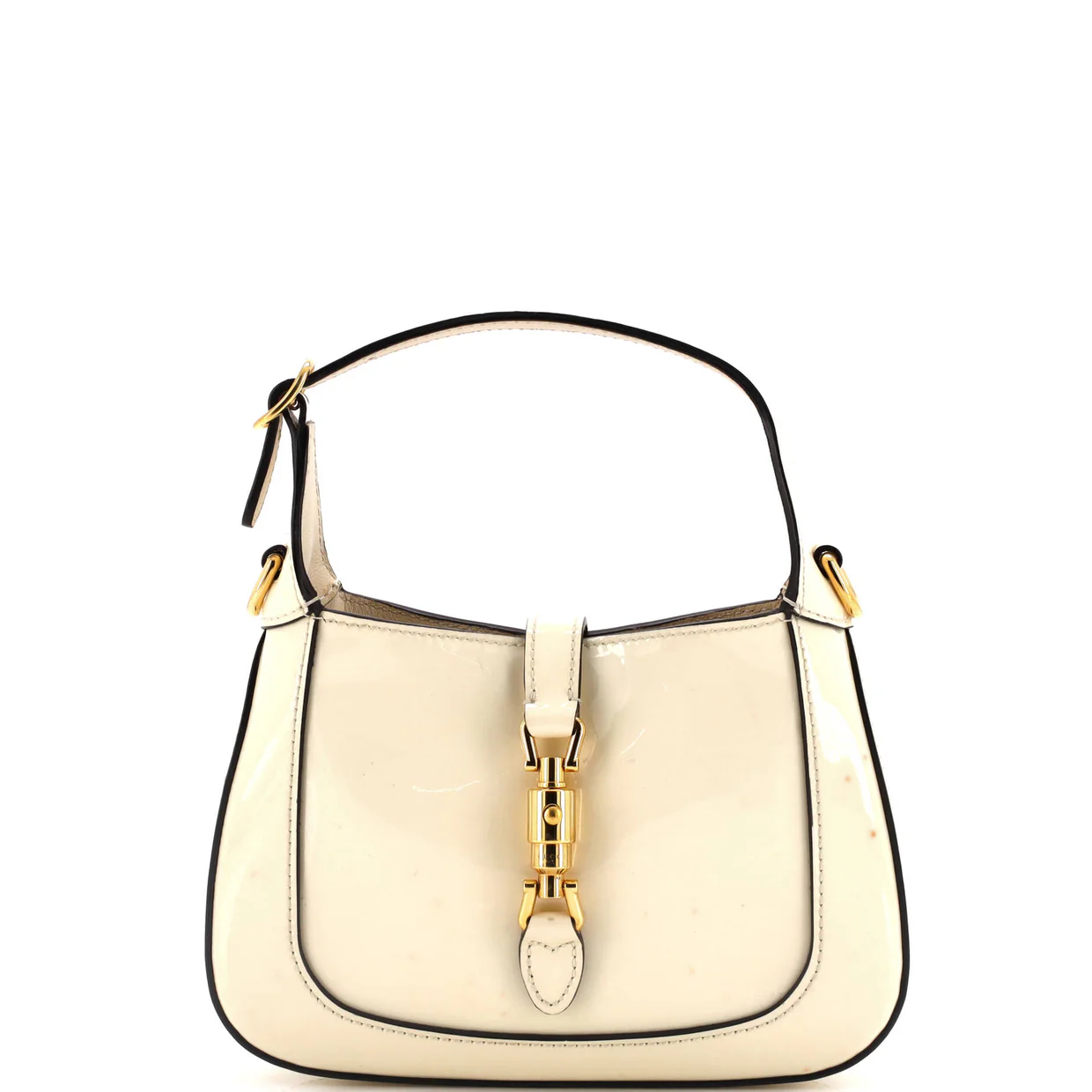 Jackie 1961 Chain Hobo Patent Mini - Deep Luxury