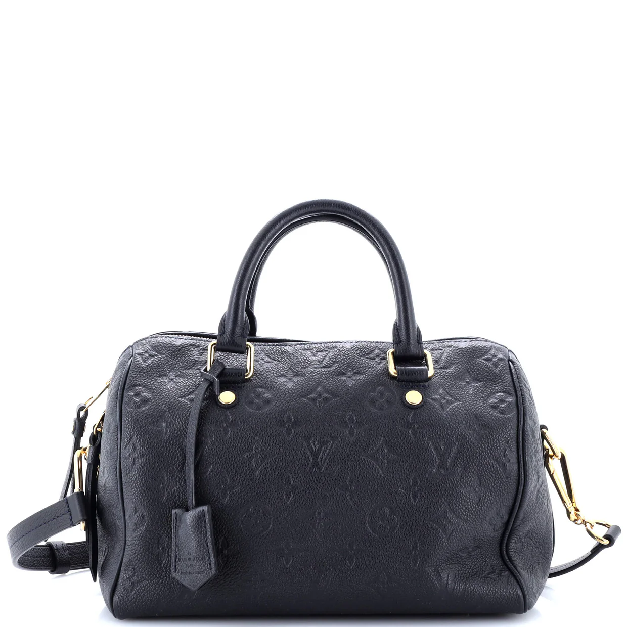 Speedy Bandouliere Bag Monogram Empreinte Leather 25 - Deep Luxury