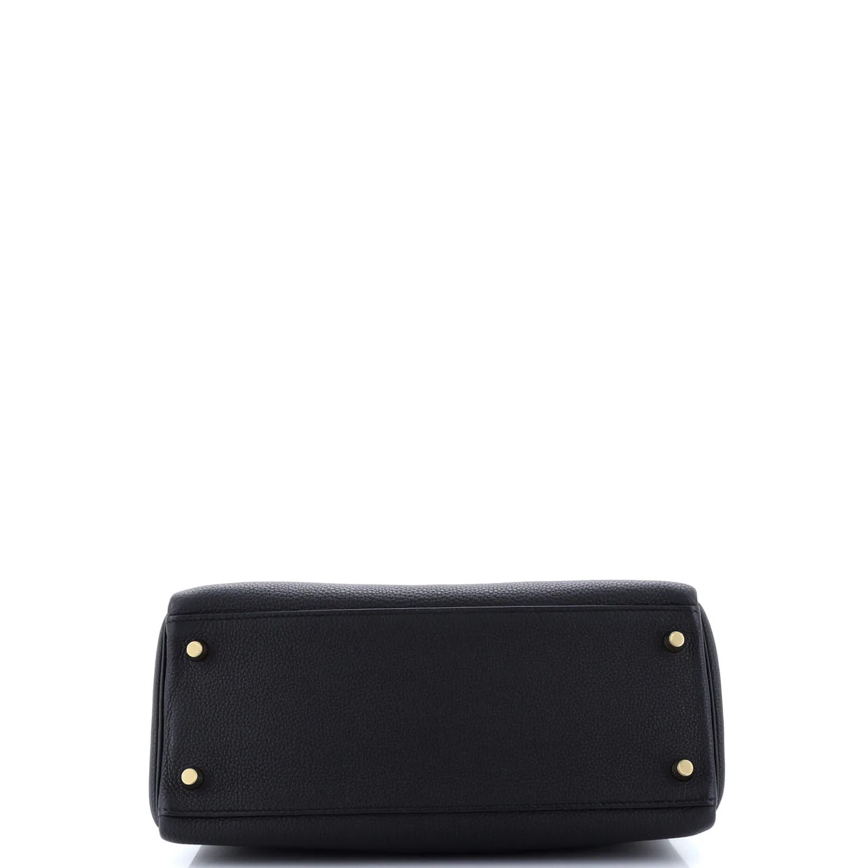 Kelly Handbag Noir Togo with Gold Hardware 28 - Deep Luxury
