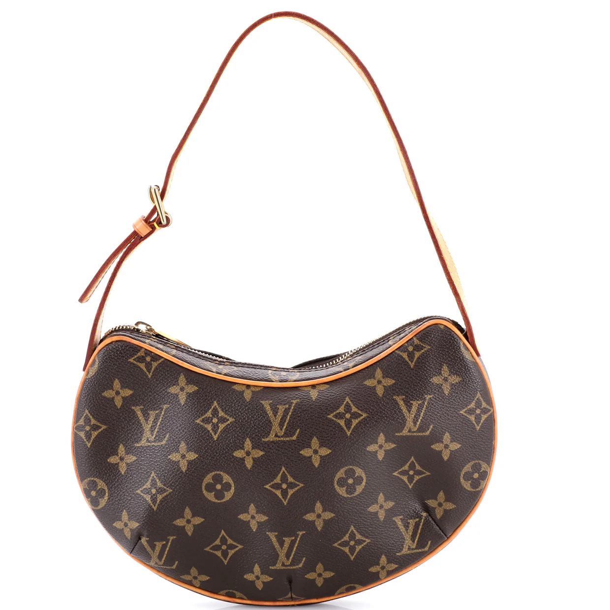Croissant Handbag Monogram Canvas PM - Deep Luxury