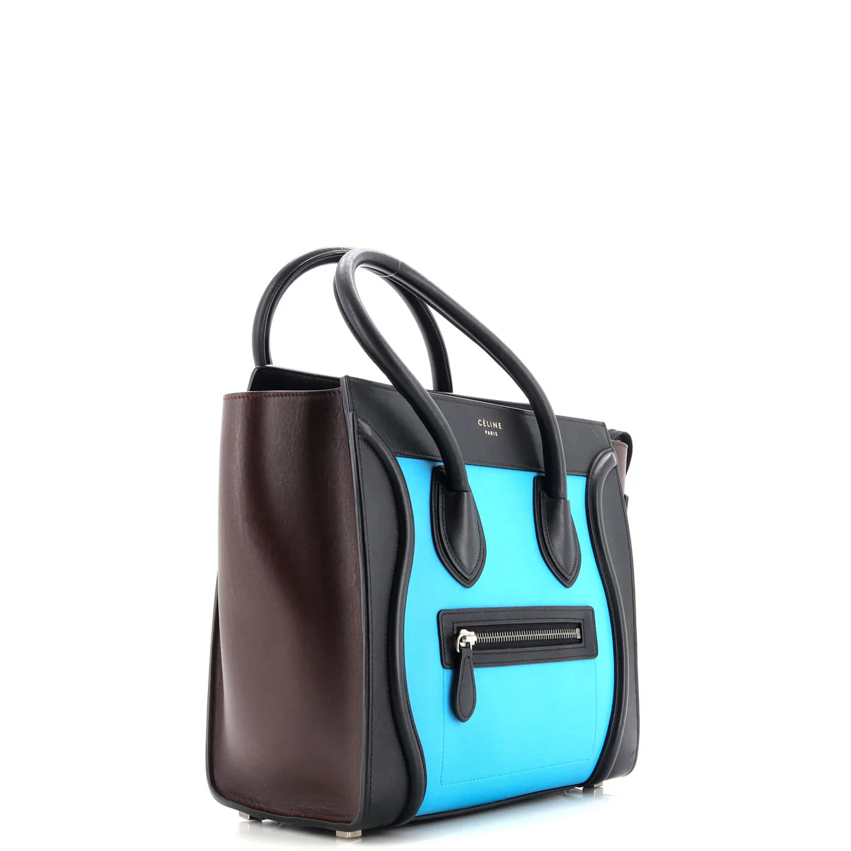 Tricolor Luggage Bag Nubuck Micro - Deep Luxury
