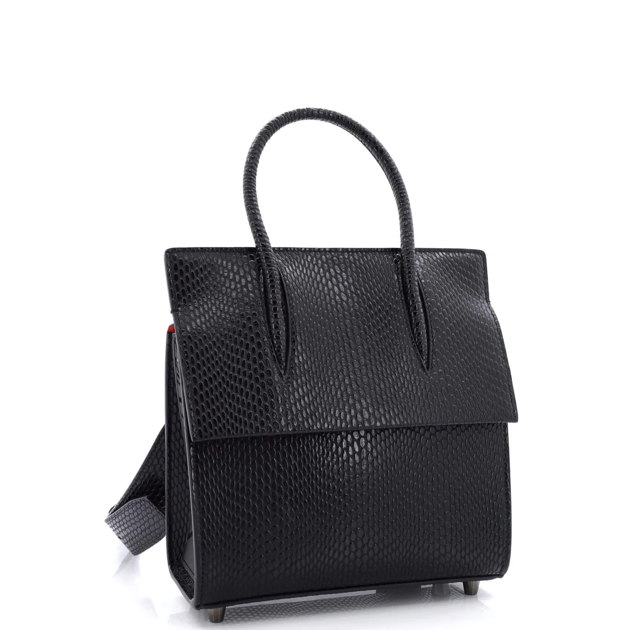 Paloma Tote Python Embossed Leather Mini - Deep Luxury