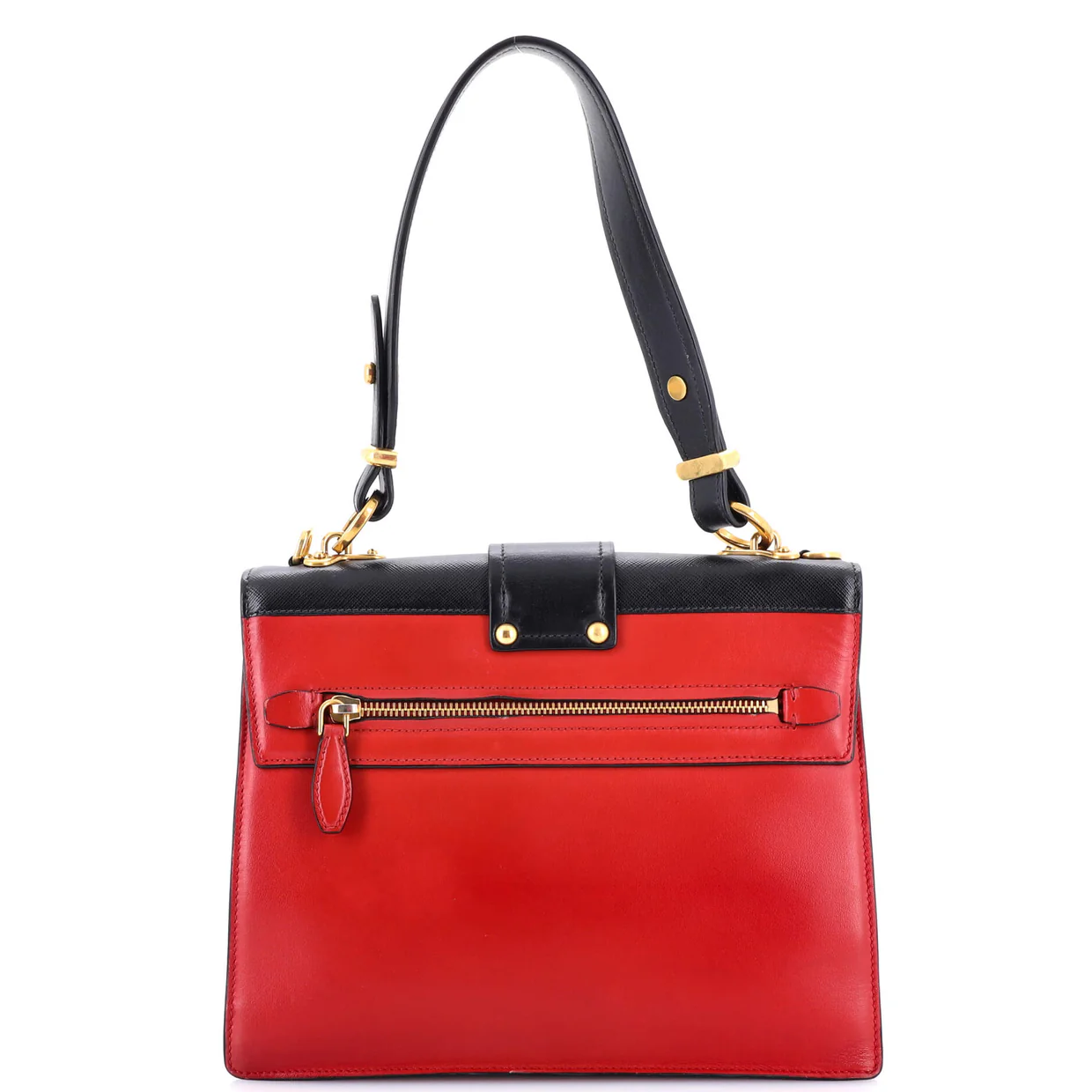 Cahier Convertible Shoulder Bag City Calf and Saffiano Medium - Deep Luxury