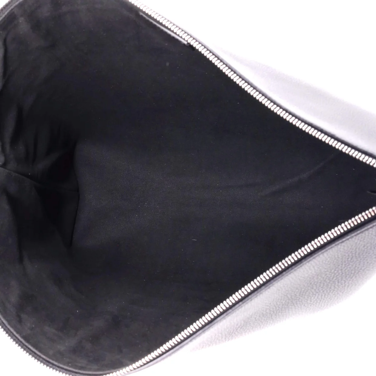 After Zip Shoulder Bag Leather Large - Deep Luxury