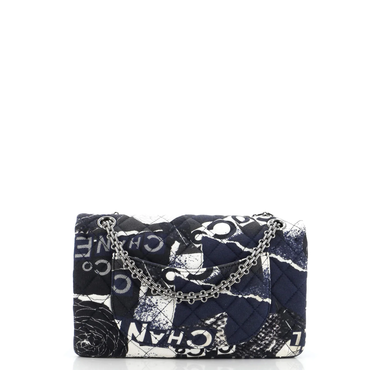 Reissue 2.55 Flap Bag Quilted Printed Jersey 225 - Deep Luxury