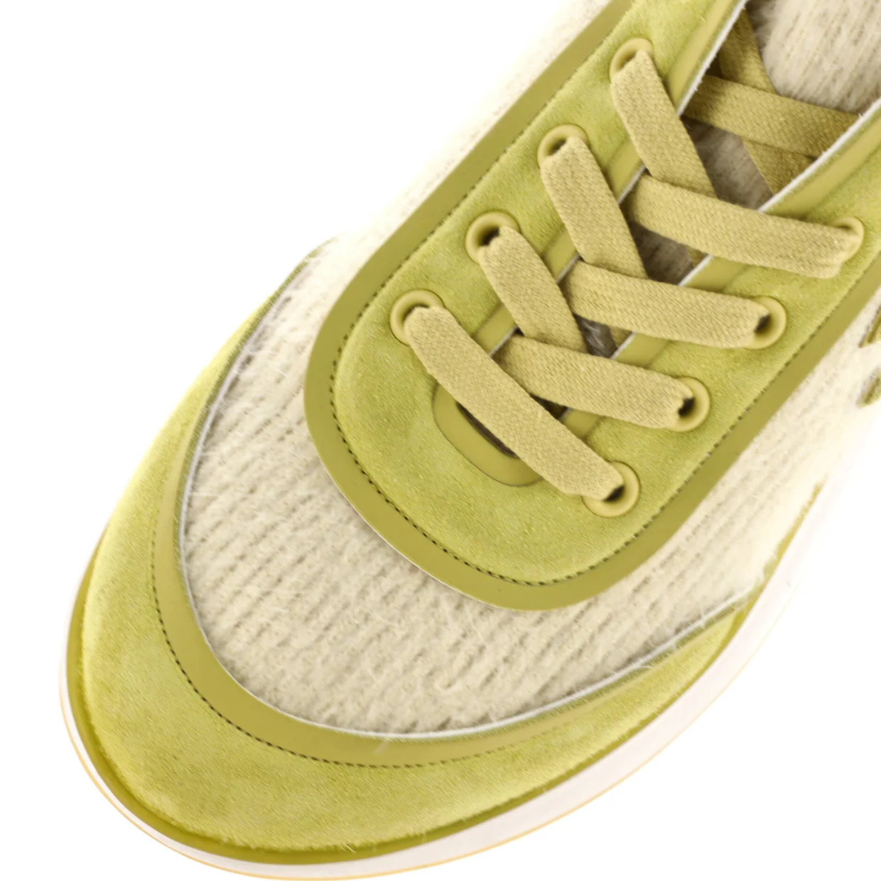 Women's CC Sneakers Stretch Fabric and Suede - Deep Luxury