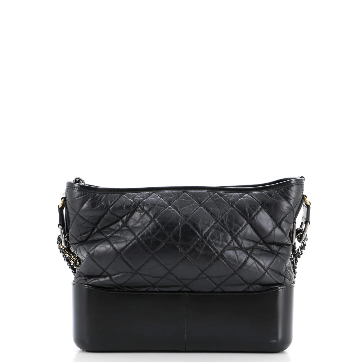 Gabrielle Hobo Quilted Aged Calfskin Medium - Deep Luxury