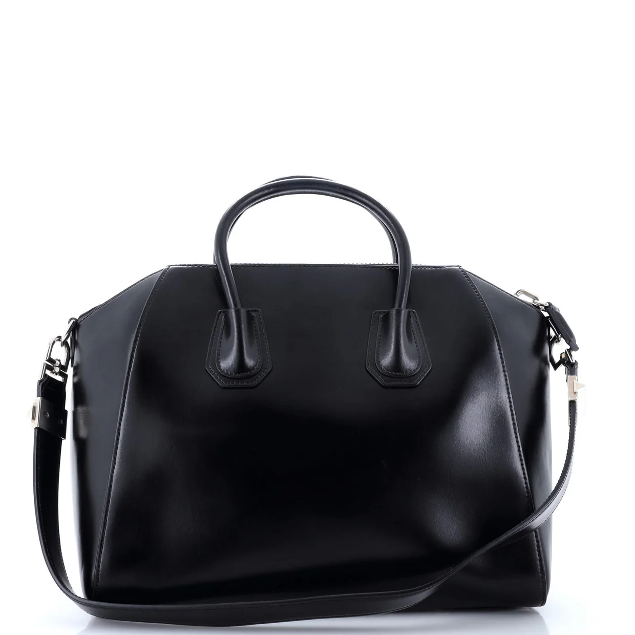 Antigona Bag Glazed Leather Medium - Deep Luxury