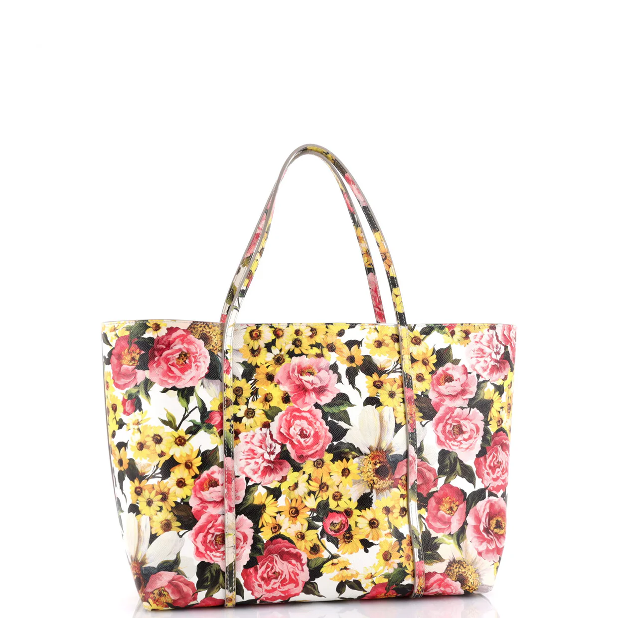 Miss Escape Open Tote Printed Saffiano Leather - Deep Luxury