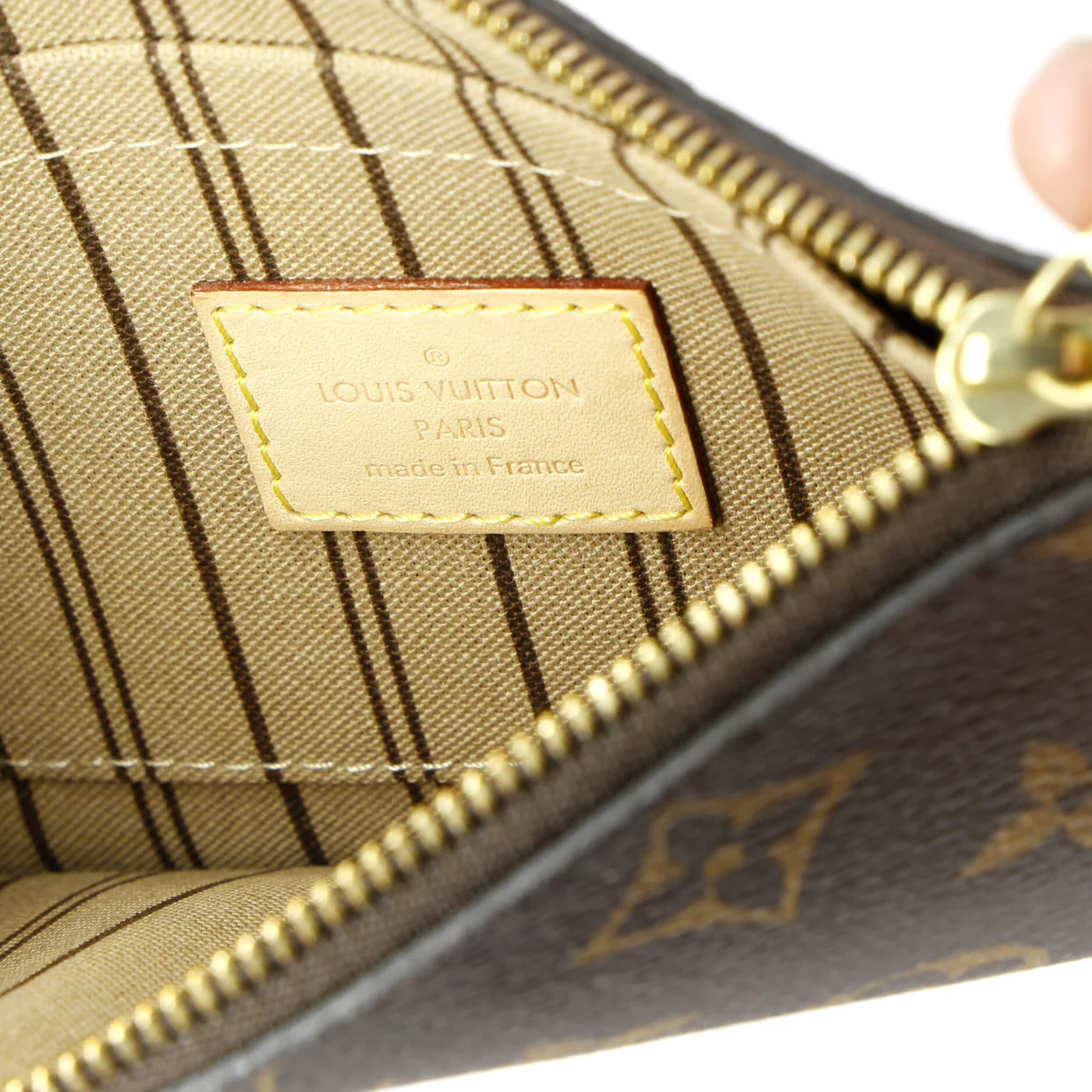 Neverfull Pochette Monogram Canvas Small - Deep Luxury