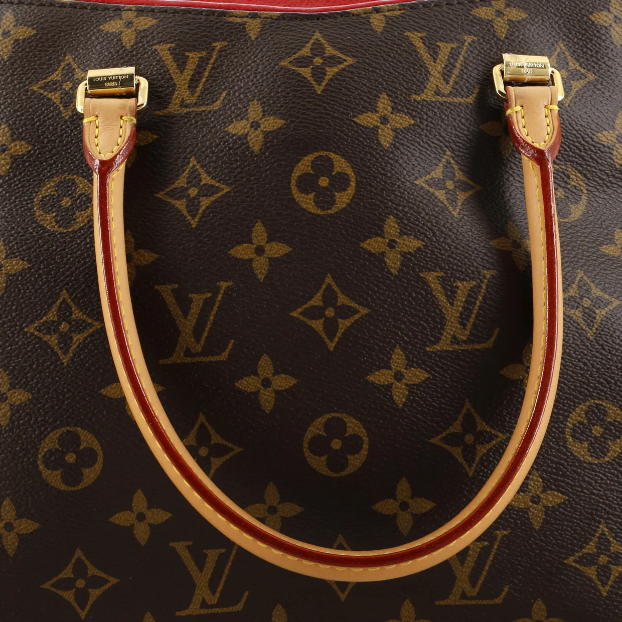 Pallas Tote Monogram Canvas with Leather - Deep Luxury