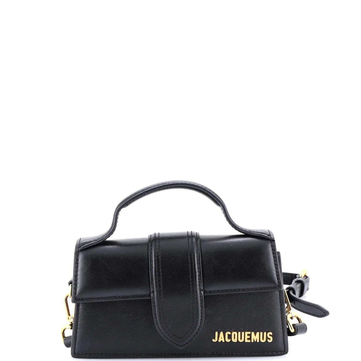 Le Bambino Top Handle Flap Bag Leather - Deep Luxury