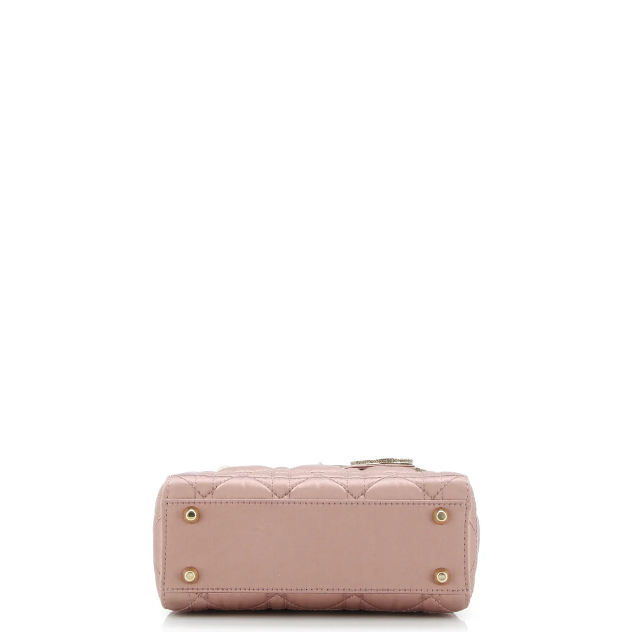 Lady Dior Chain Bag Cannage Quilt Iridescent Leather Mini - Deep Luxury
