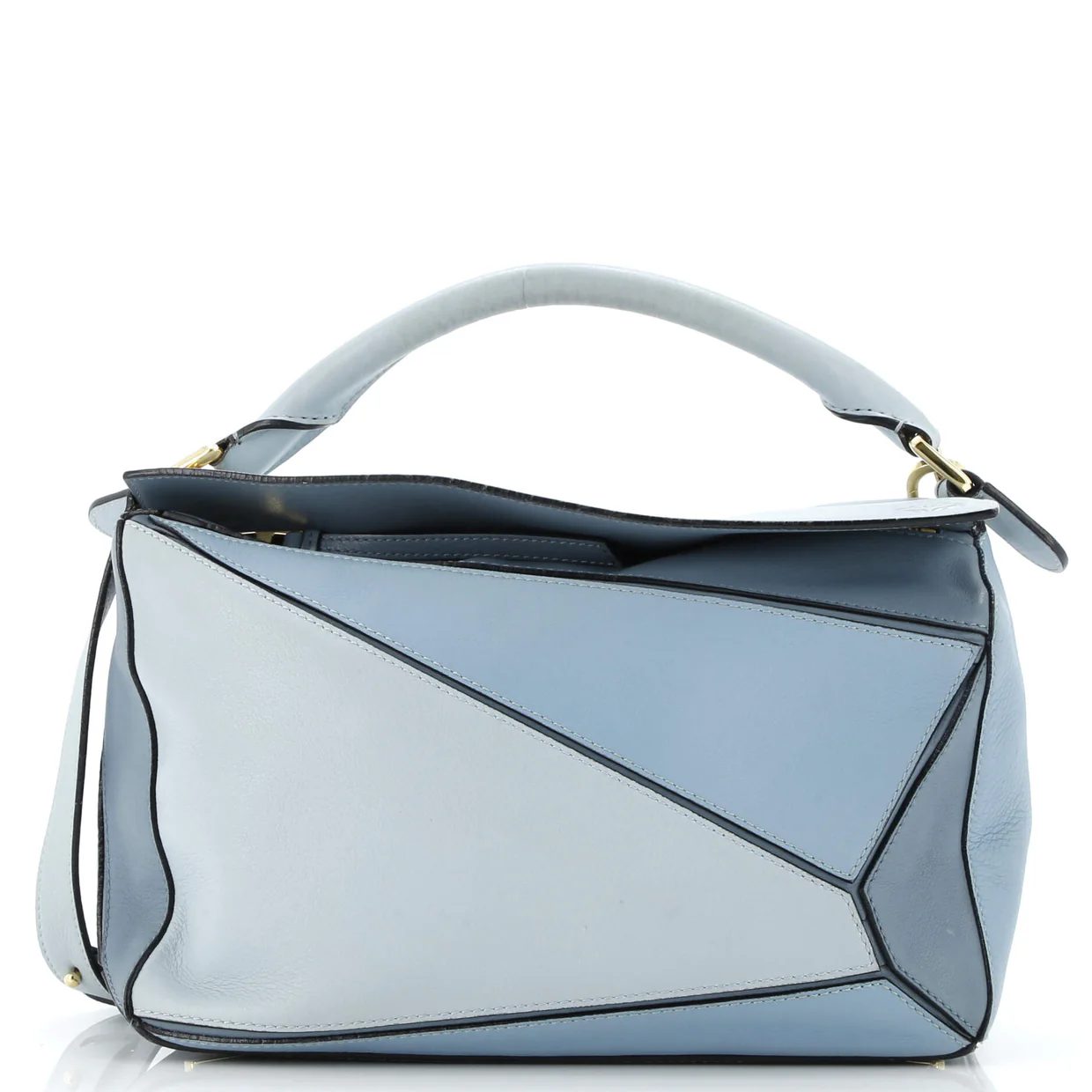 Puzzle Bag Leather Medium - Deep Luxury