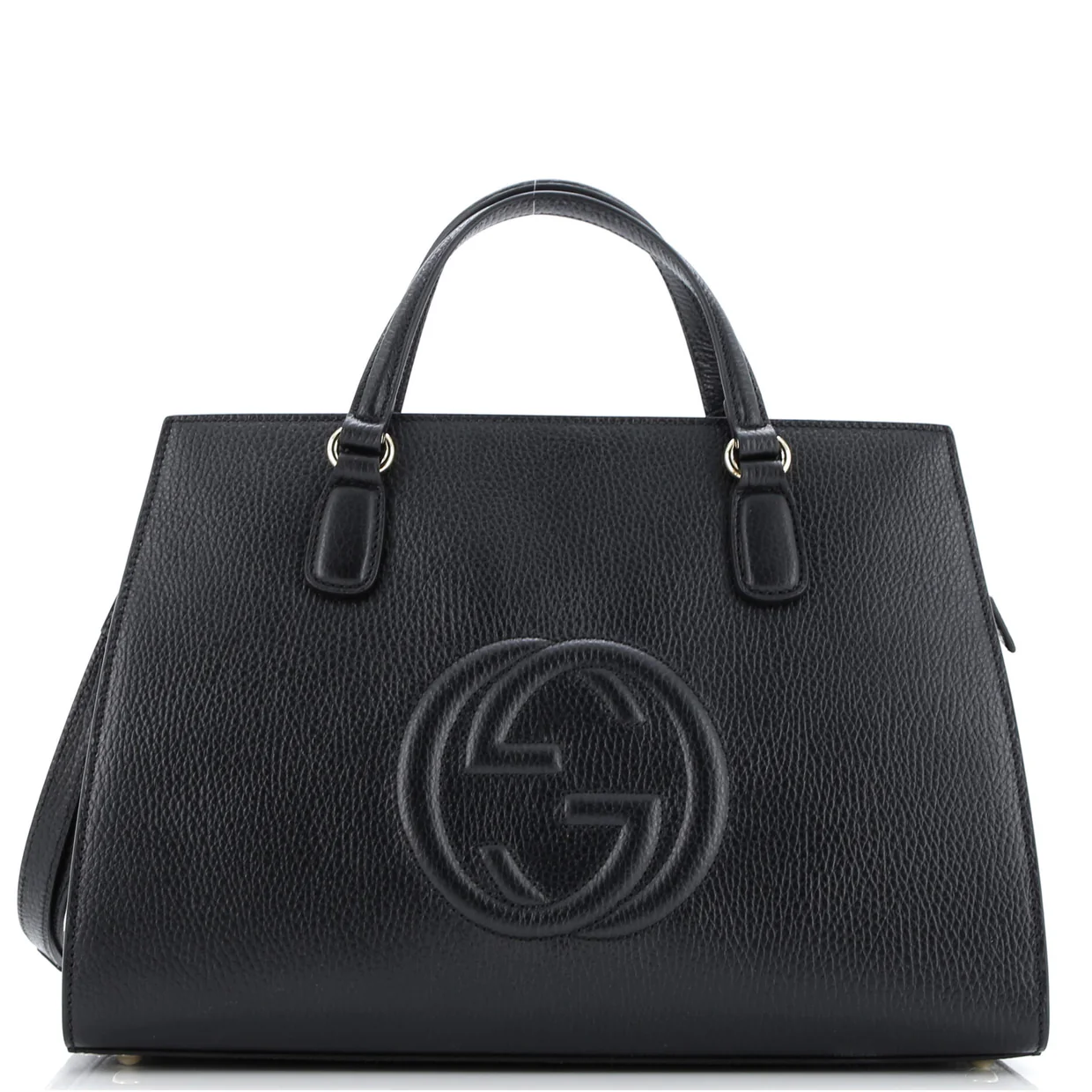 Soho Convertible Top Handle Satchel Leather Medium - Deep Luxury